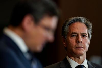 Secretary of State Antony Blinken said the U.S. has been talking to its European allies about "the prospect of banning the import of Russian oil."
