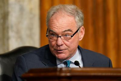 A push to repeal the 2002 Iraq War authorization, spearheaded by Sens. Tim Kaine (above) and Todd Young has garnered bipartisan support