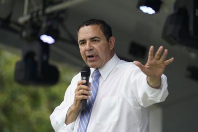 Rep. Henry Cuellar (D-Texas) speaks during a campaign event on May 4 in San Antonio, Texas.