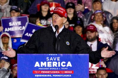 A New York judge released former President Donald Trump from a judicial order holding him in contempt if he pays a $110,000 fine.