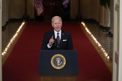 President Joe Biden took the preacher's path Thursday in his gun address, even decorating the mise-en-scène with two rows of burning candles that flanked him like runway lights to mourn the gun-slain, writes Jack Shafer.