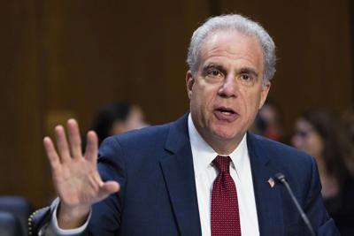 Department of Justice Inspector General Michael Horowitz testifies during a Senate Judiciary hearing, Wednesday, Sept. 15, 2021, in Washington.