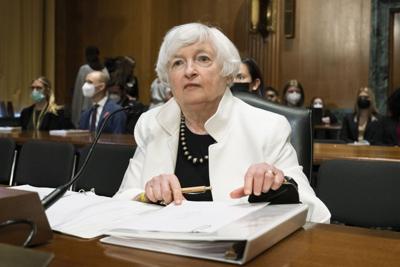 Treasury Secretary Janet Yellen said oil companies have an incentive to increase production domestically but also called on Congress to invest in clean and renewable energy to further reduce U.S. reliance on foreign energy.