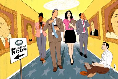 WH Correspondent Illo