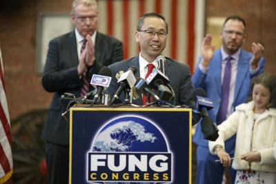 “I think there's a lot of buyer's remorse in President Biden,” said GOP candidate Allan Fung, a former mayor running for an open district in western Rhode Island.