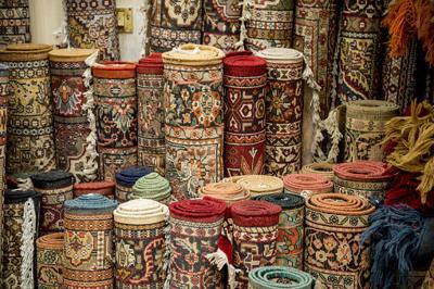 Carpet is made mostly of plastic fibers derived from oil and accounts for about 1 percent of the U.S. waste stream, according to the EPA. The vast majority ends up in landfills or gets burned for energy.
