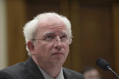 John Eastman testifies on Capitol Hill in Washington.