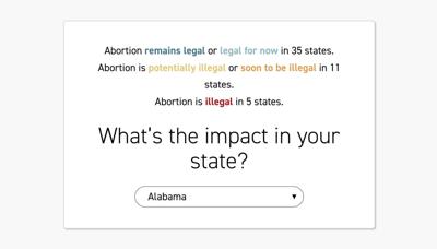 Supreme Court overturns Roe v. Wade: Search our database for the impact in your state.