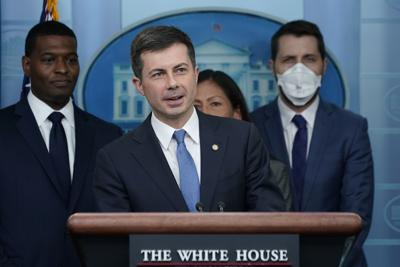 Transportation Secretary Pete Buttigieg sought to downplay inflation fears last month, telling reporters that given the five-year term of the law, there’s still a lot of time for inflation to get under control before the money runs out.