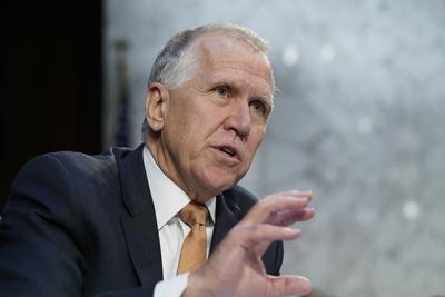 “If that [Covid aid] discussion is going to take a matter of weeks, we have to make a decision on Ukrainian support in a matter of hours or days,” Sen. Thom Tillis said.