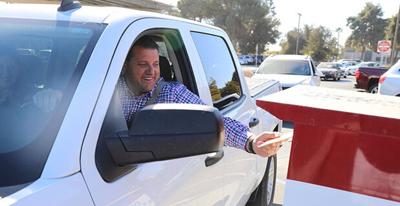 Then-Rep. David Valadao (R-Calif.) casting his ballot in November 2018.