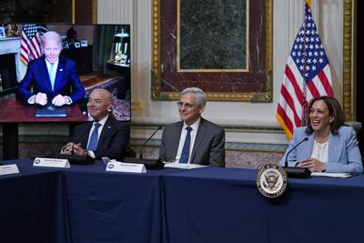 Joe Biden made his remarks virtually at the first meeting of the interagency Task Force on Reproductive Healthcare Access, while he is dealing with a rebound case of Covid-19 and after again testing positive on Wednesday morning.
