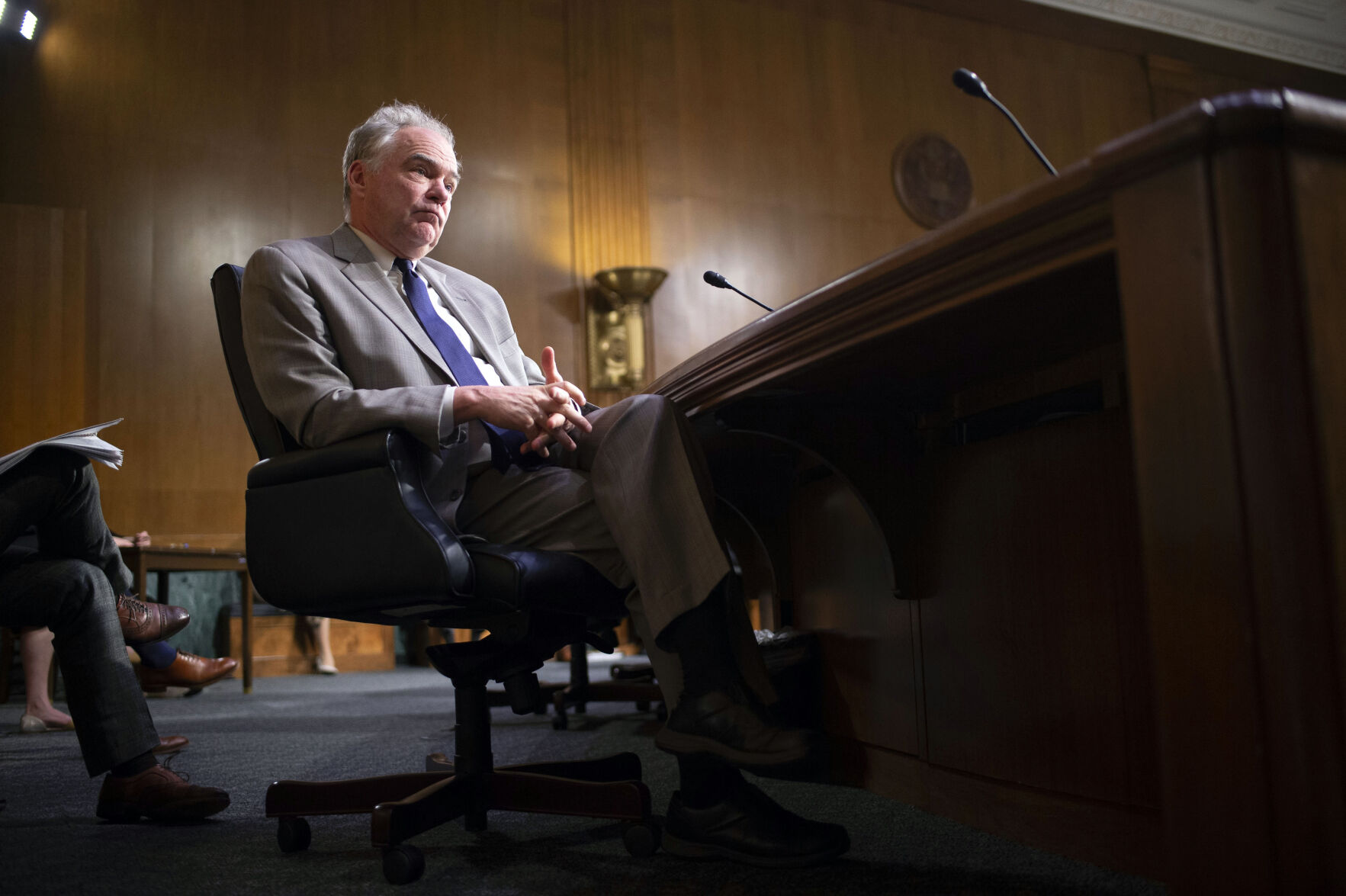 Sen. Tim Kaine introduced legislation this week with Sens. Susan Collins, Lisa Murkowski and Kyrsten Sinema that aims to protect abortion rights until the point a fetus is viable outside the womb.