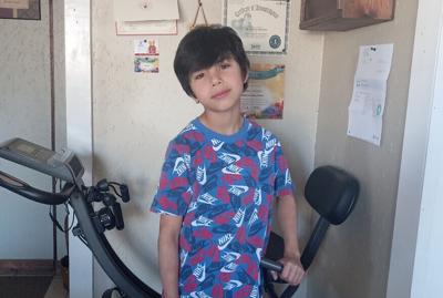 This March 2022 photo provided by Manny Renfro shows his grandson, Uziyah Garcia, while on spring break in San Angelo, Texas. The 8-year-old was among those killed in Tuesday's shooting at Robb Elementary School on May 24 in Uvalde, Texas.