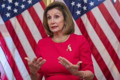 “We are very proud of our military," Speaker Nancy Pelosi said. "Their preparation actually, I think, minimized the impact of the Chinese on our trip. So they took very good care of us.”
