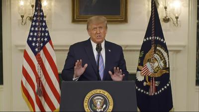 The former president specifically crossed out a line directed at Jan. 6 rioters that said: “I want to be very clear. You do not represent me. You do not represent our movement.”