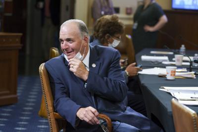 Rep. Dan Kildee (D-Mich.) takes his seat as members of the House Ways and Means Committee meet at the Capitol in Washington, Friday, Sept. 10, 2021.