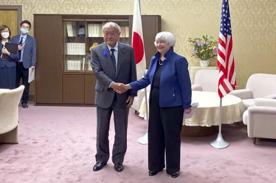 The push for a price cap is a critical diplomatic test for Yellen, who is making her first trip to Asia as Treasury secretary, including stops in Japan and South Korea.