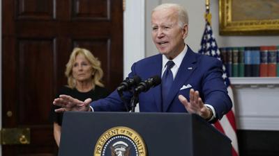 'Why are we willing to live with this carnage?': Biden demands action on guns after Texas school shooting