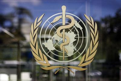 The logo of the World Health Organization is seen at the WHO headquarters in Geneva, Switzerland, Thursday, June 11, 2009. The World Health Organization held an emergency swine flu meeting Thursday and was likely to declare the first flu pandemic in 41 ...