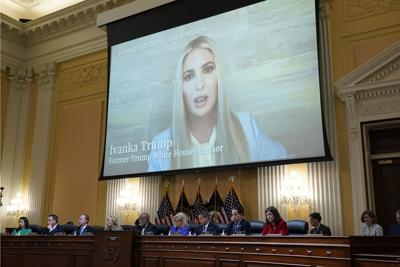 A video showing former White House Advisor Ivanka Trump speaking during an interview with the Jan. 6 Committee.