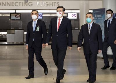 Ambassador Qin Gang's comments come as China continues its tightrope walk regarding Russia’s attack in Ukraine — refusing to condemn Moscow while maintaining trade with its neighbor — adding an additional layer to the already tense U.S.-Chinese relations.