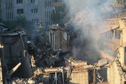 Over a dozen were injured in the western city of Lviv