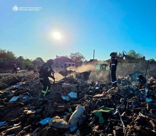 'An ordinary home, blown into smithereens,' Zelensky said.