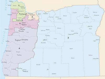 Oregon congressional districts