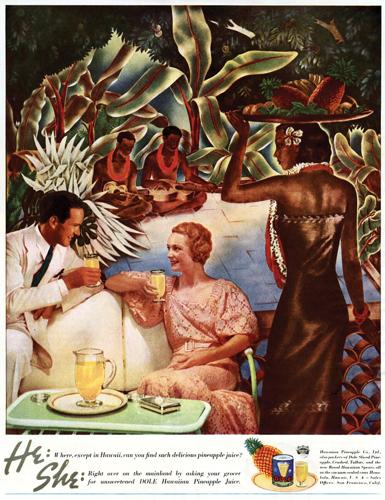 43099 Artdeco Hawaiianpineapple