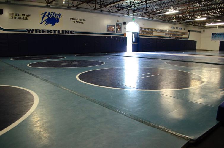 Great Falls High wrestling room