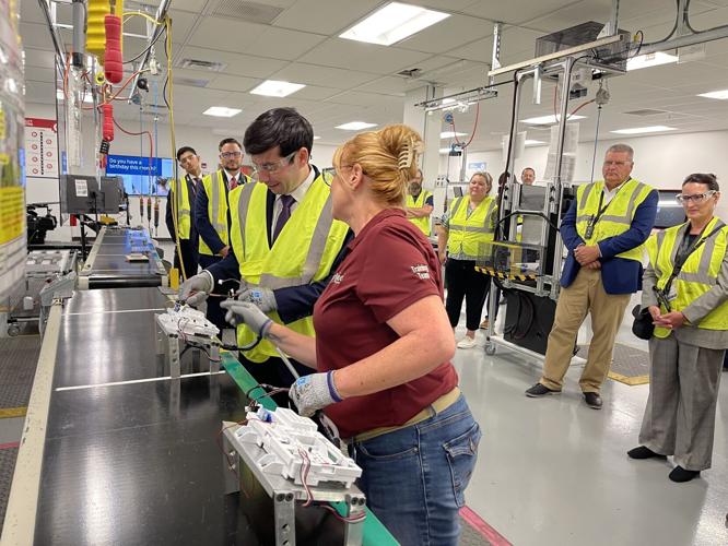 Acting U.S. Labor Secretary Keith Sonderling visits Whirlpool Corp. Clyde Operations