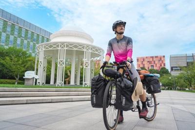 Luke Rimmer set off from XJTLU on 21 July 2026 (PRNewsfoto/Xi’an Jiaotong-Liverpool University (XJTLU))