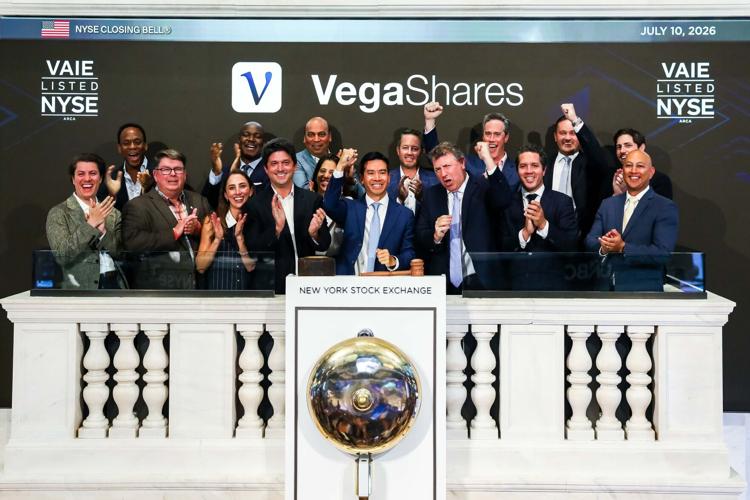 VegaShares ETF at the NYSE on July 10.