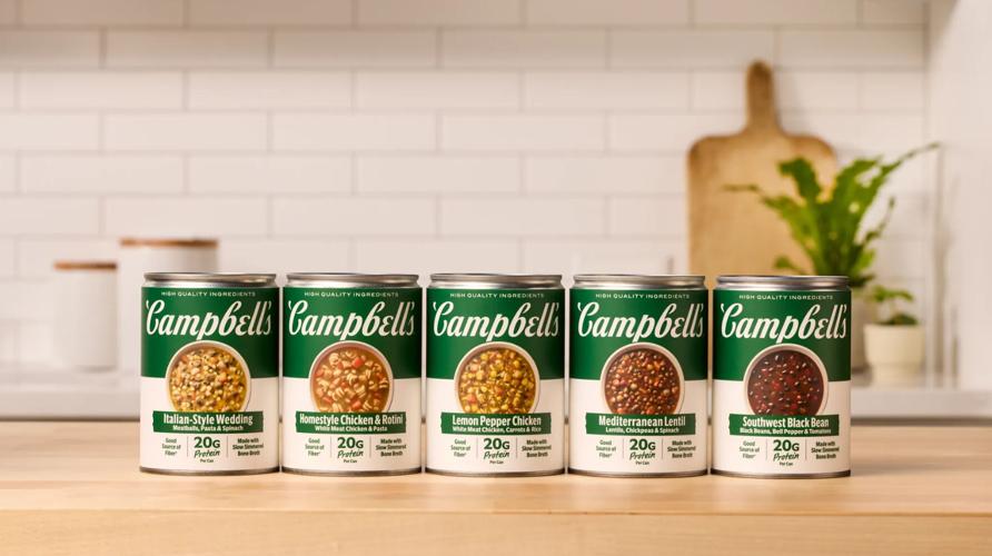 Campbell’s new Protein Soups boast five balanced varieties – now rolling out to Amazon.com and retailers nationwide.