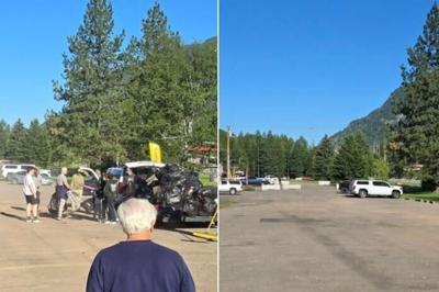 Glacier Bible Camp cleans up Hungry Horse after July 4 celebration1