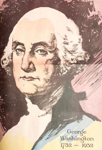 George Washington drawing 1932 Montana Standard