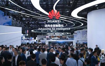 Huawei's MWC Shanghai 2026 booth in Hall N1