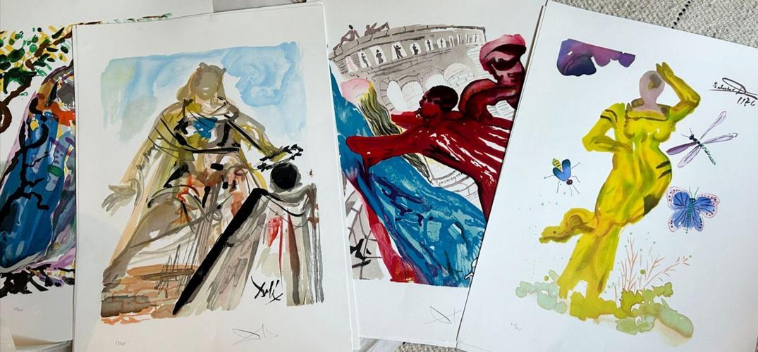 Salvador Dalí treasures found in garage after 50 years set to sell for thousands