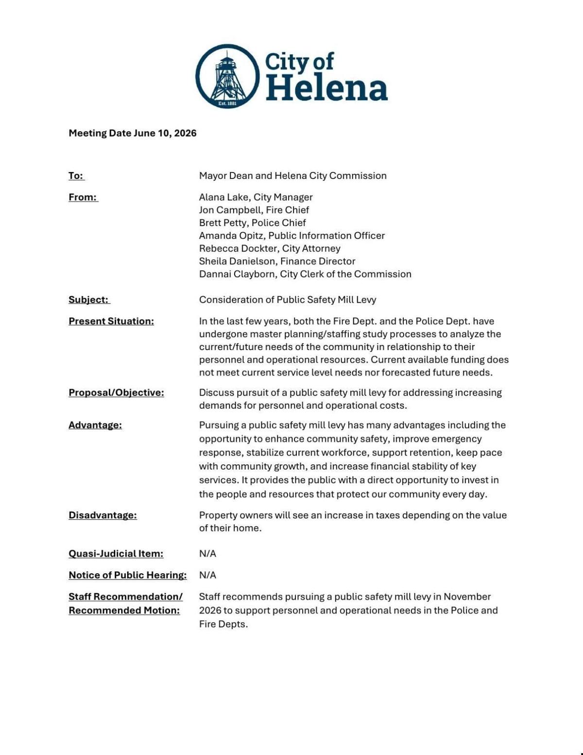 Pitch for Helena fire, police levy tiers