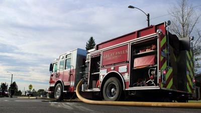 Great Falls Fire Rescue Truck Responding to House Fire (Generic) - The Vault