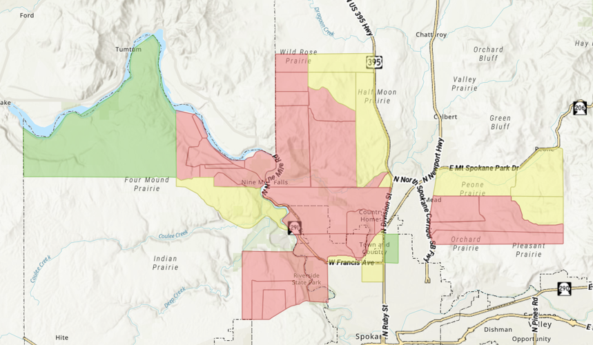 Spokane Complex Fire evacuations