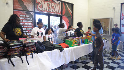 Backpack giveaway
