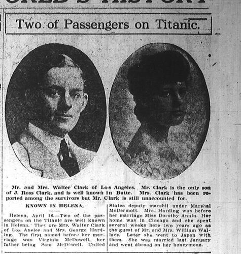 Mr. and Mrs. Walter Clark of Butte.