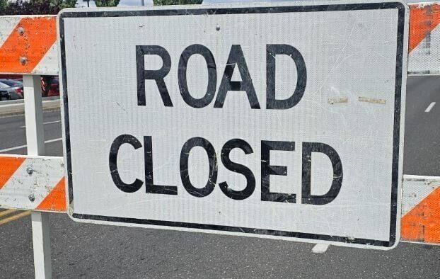 Road closed closure - vault