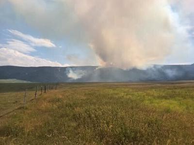 Twin Sisters fire near Judith Gap grows to 50 acres