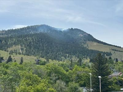 Fire burning on Mt. Helena, crews on scene