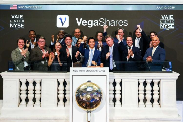 VegaShares ETF at the NYSE on July 10.
