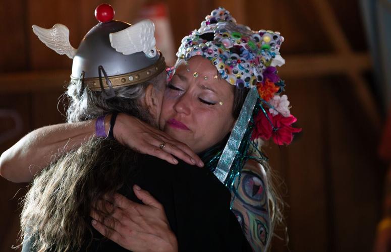 The Space Lady and Cathryn Raan