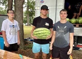 Festival goers at Hope Watermelon Festival